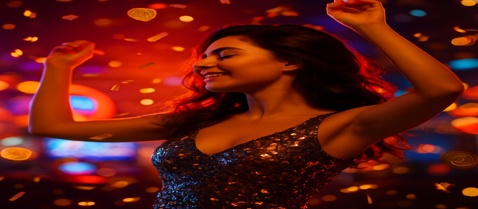 এভিয়েটর গেমে জয়ের আনন্দে উল্লাসিত এক নারী, চারপাশে উড়ে উঠছে স্বর্ণমুদ্রা 8999bet